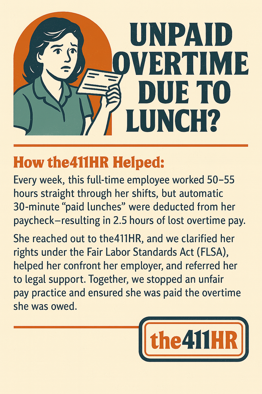 Misclassified Meal Breaks Costing Overtime